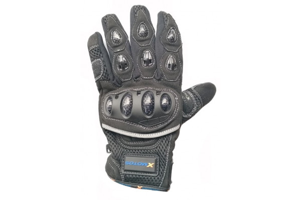Motocross gloves XMOTOS for adults - black
