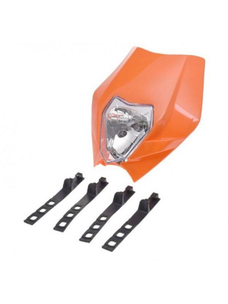 Front light for motorcycle - orange