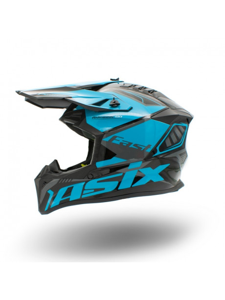 ASIX 127 junior cross helmet - turquoise